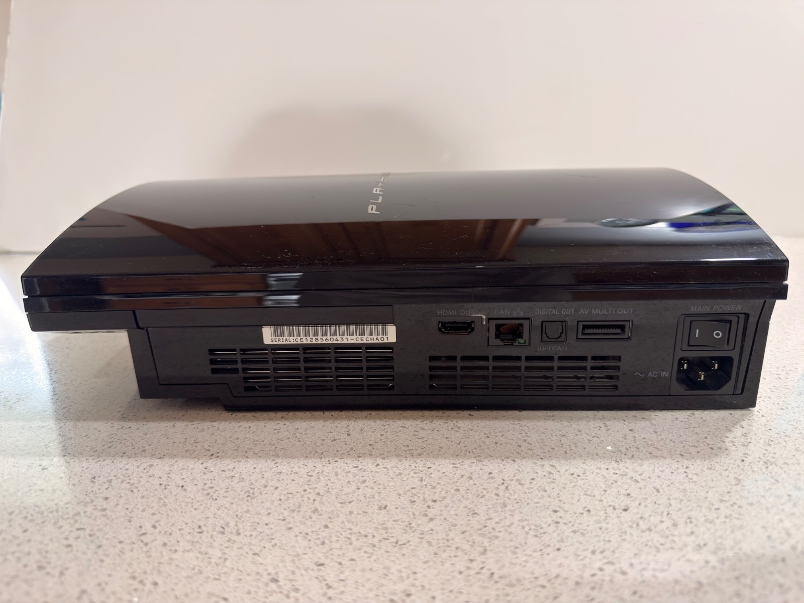 Sony Playstation 3 60 GB Backwards Compatible CECH-A01 – Controller/Cables/Games