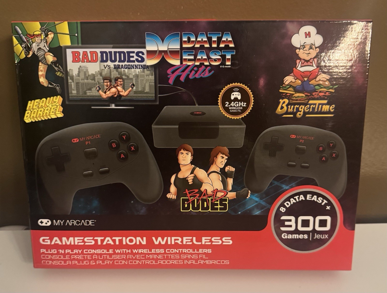 My Arcade GameStation Wireless Plug and Play Game Console 300 Games New
