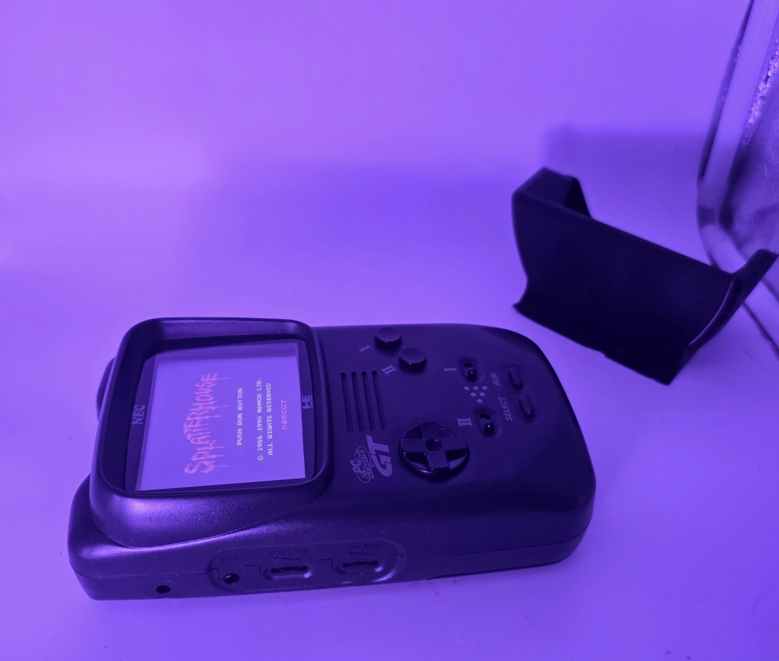 PC Engine GT (LCDDRV & Recap) Handheld Video Game Console US Seller