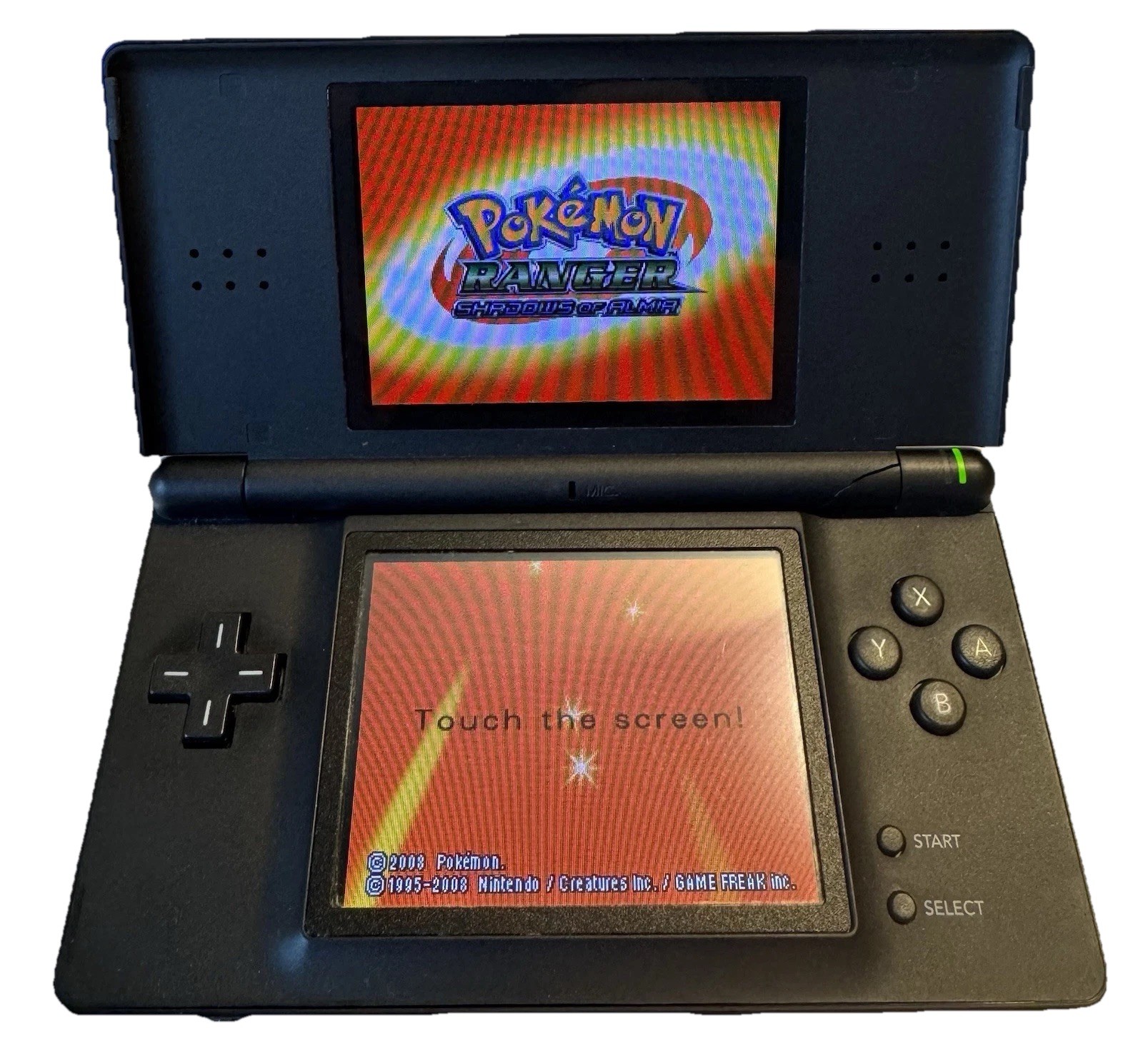 Nintendo DS Lite System Cobalt Blue Black Complete In Box CIB W Case Tested Read