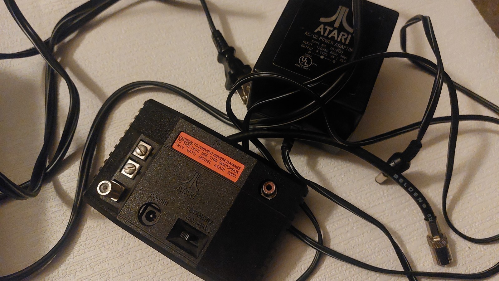 Vintage ATARI 5200 4 Port Console Tested Working Comes With Cords