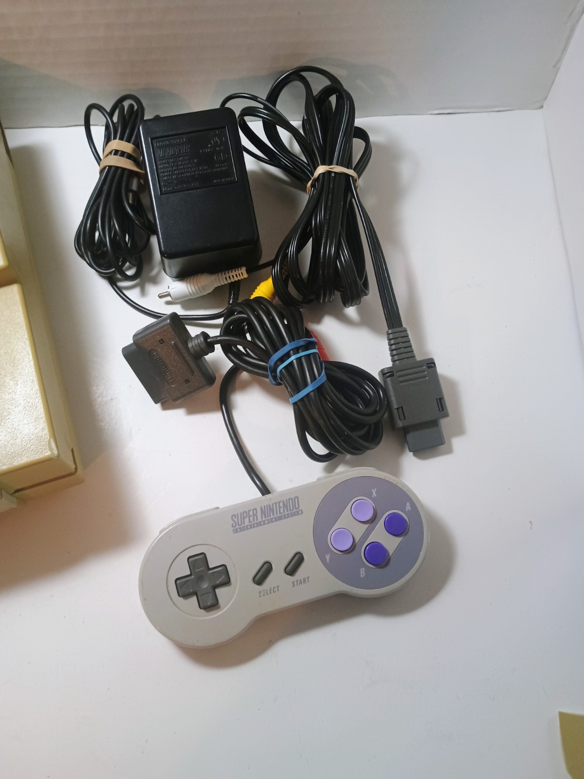 Super Nintendo SNES Console Tested Has Cosmetic Issues See Photos