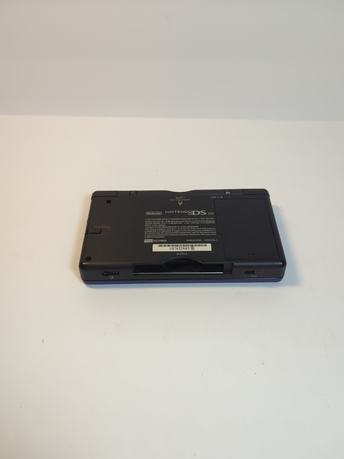 Nintendo DS Lite – Cobalt/Black Complete Tested. No Charger. Read.