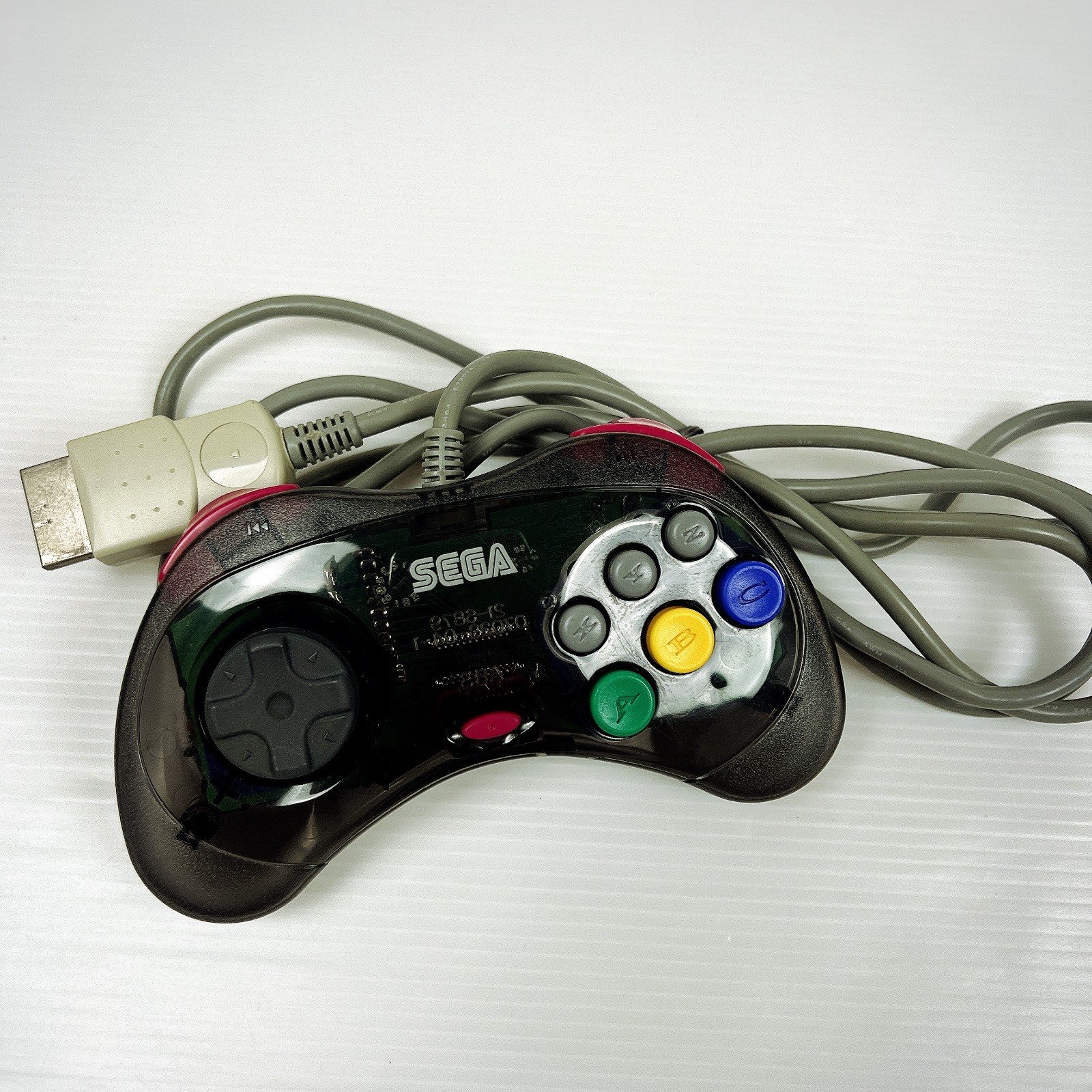Sega Saturn Skeleton Black console Controller S-video RCA cable NTSC-J Tested JP