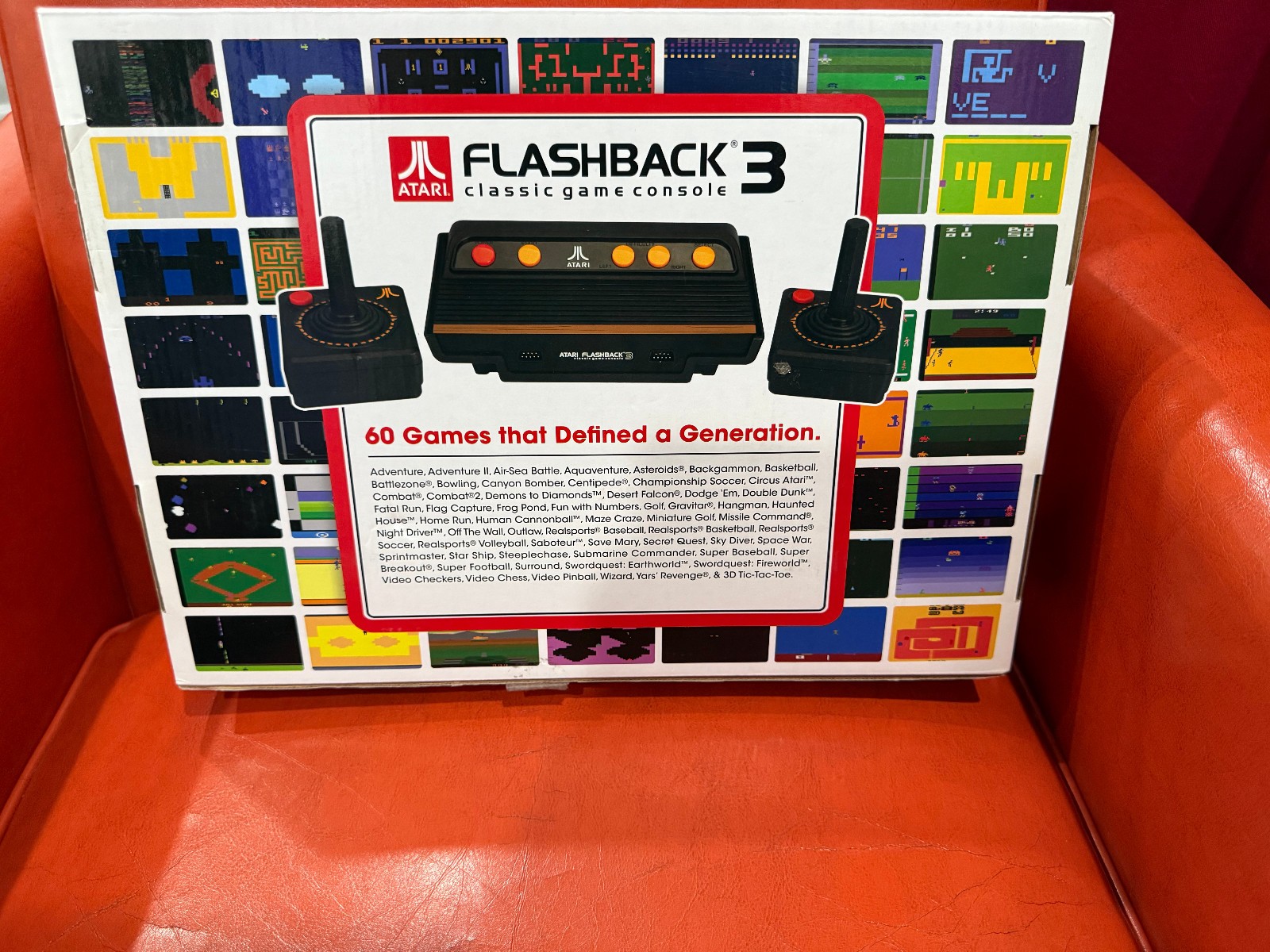 Brand New Atari Flashback 3 Classic Game Plug N Play Console 60 Built In Games