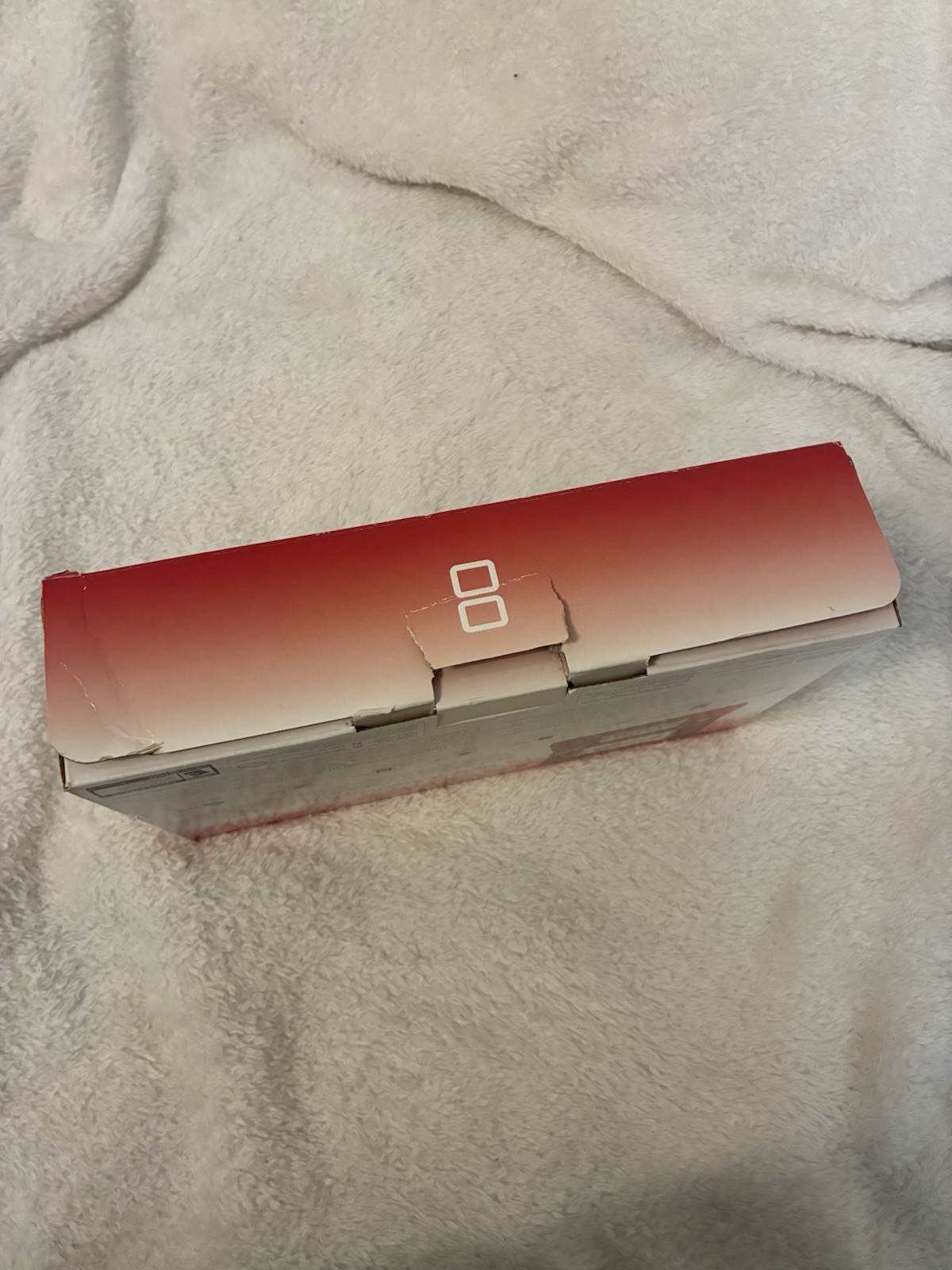 Nintendo 3DS Flame Red Handheld Console System Almost Complete w/Box TESTED work