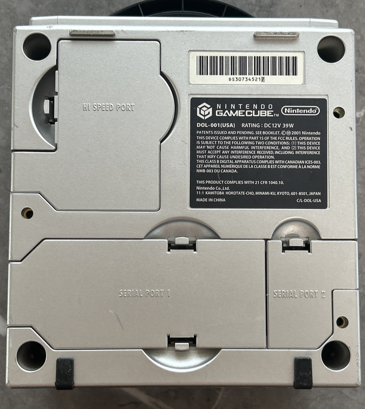 Nintendo GameCube Platinum Console – Silver With 2 Controllers