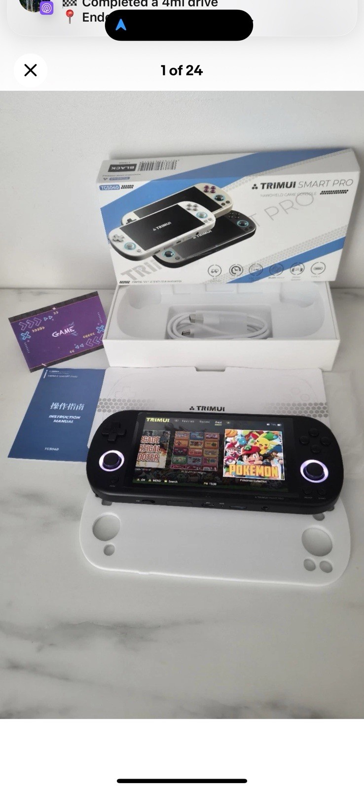 TRIMUI SMART PRO TG5040 Black + SD Card 64gb Video Game Console New Usb IPS LCD