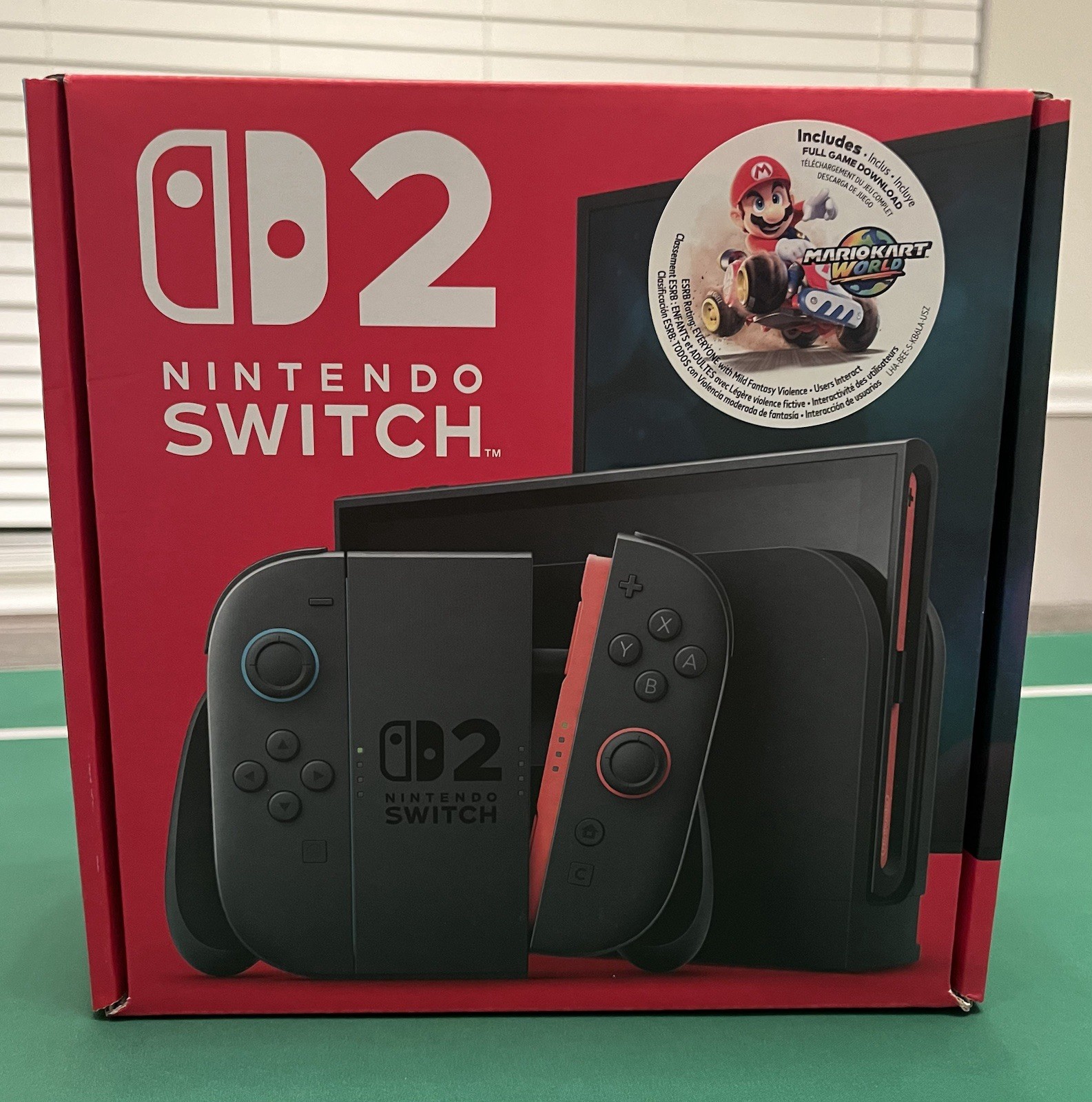 NEW NINTENDO SWITCH 2 CONSOLE + MARIO KART WORLD BUNDLE IN HAND READY TO SHIP