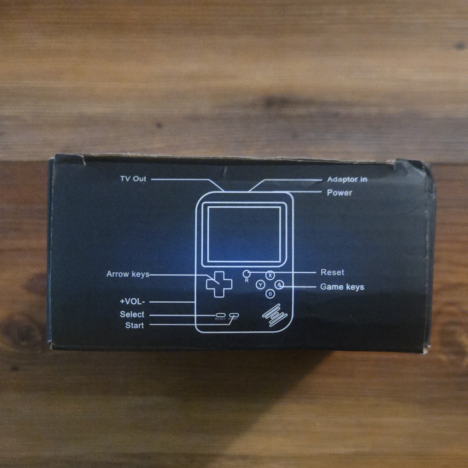 Plus Handheld Game System 3.0″ LCD Black TV Out Composite RCA w/ Cables