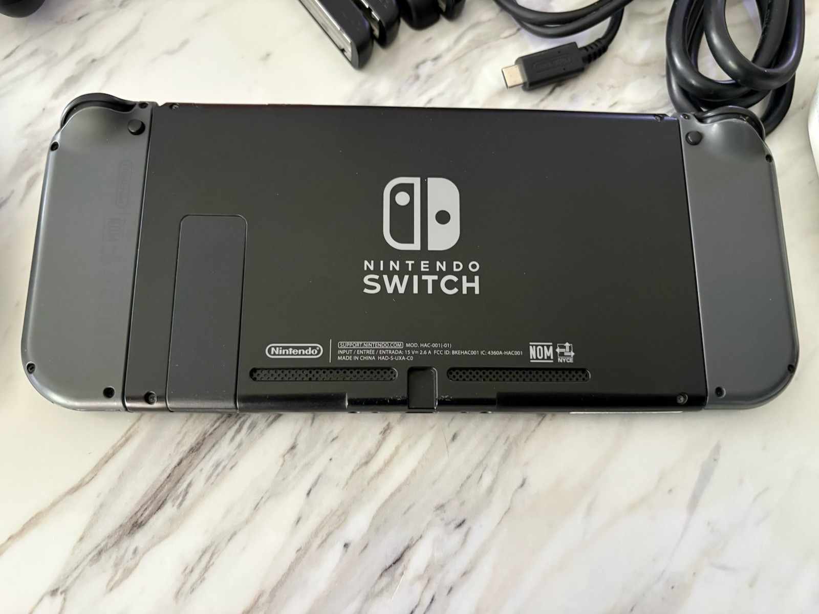 Nintendo Switch Game Console DOCK Joy-Cons CASE MARIO Controllers Bundle LOT