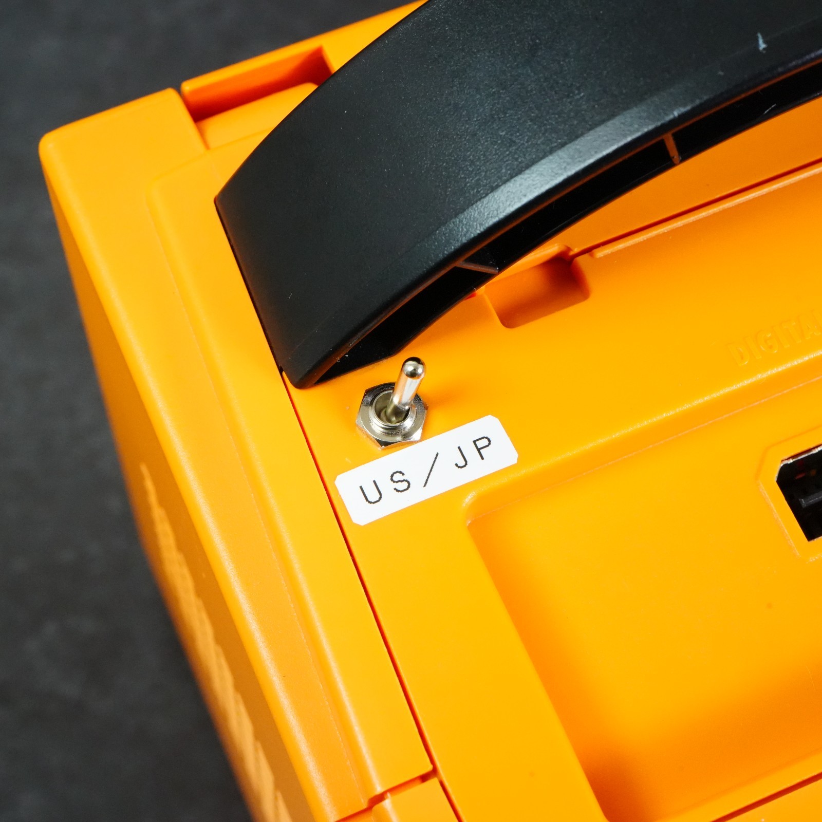 Nintendo GameCube Orange Console NTSC U-C/J Region Switch LED MOD From JAPAN