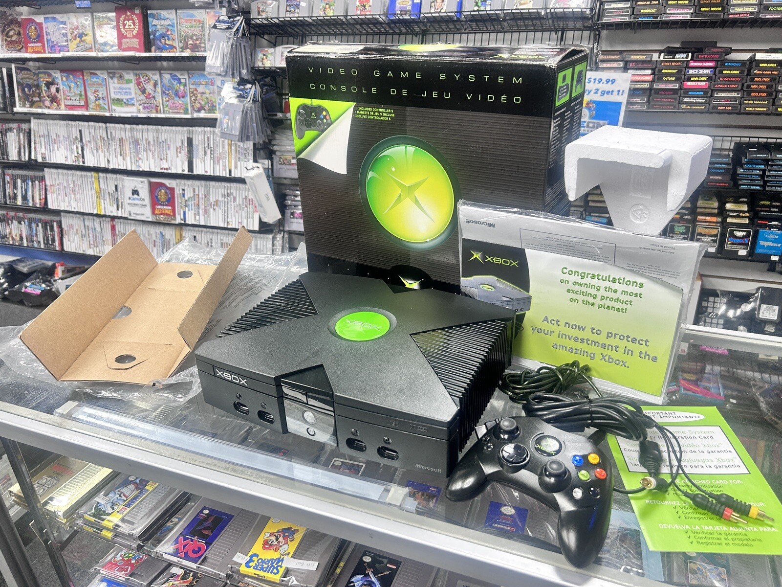 Brand New Unused RARE GREAT CONDITION Original Xbox Console CIB 🔥 Not Working!