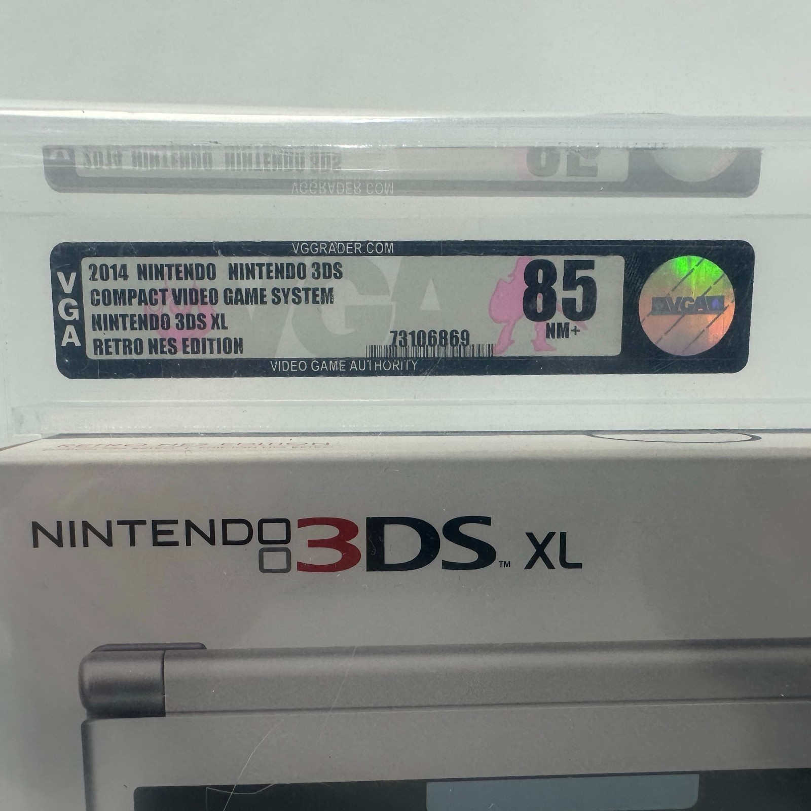 2014 Nintendo 3DS XL Compact Retro NES Edition New Sealed VGA Q85 NM+