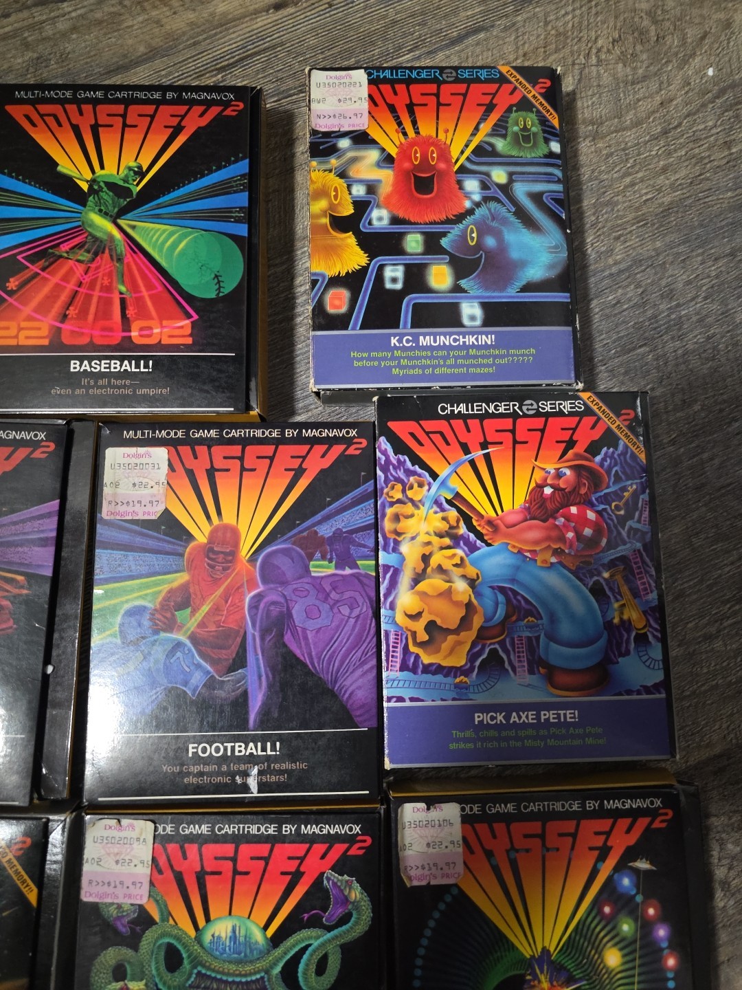 Magnavox Odyssey 2 Microprocessor Video Game System with Game and controls.