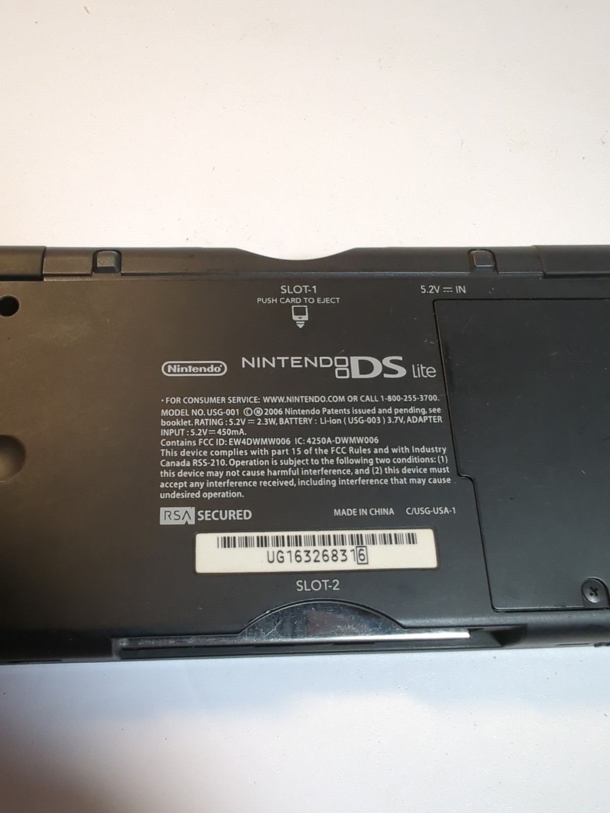 Nintendo DS Lite – Cobalt/Black Complete Tested. No Charger. Read.