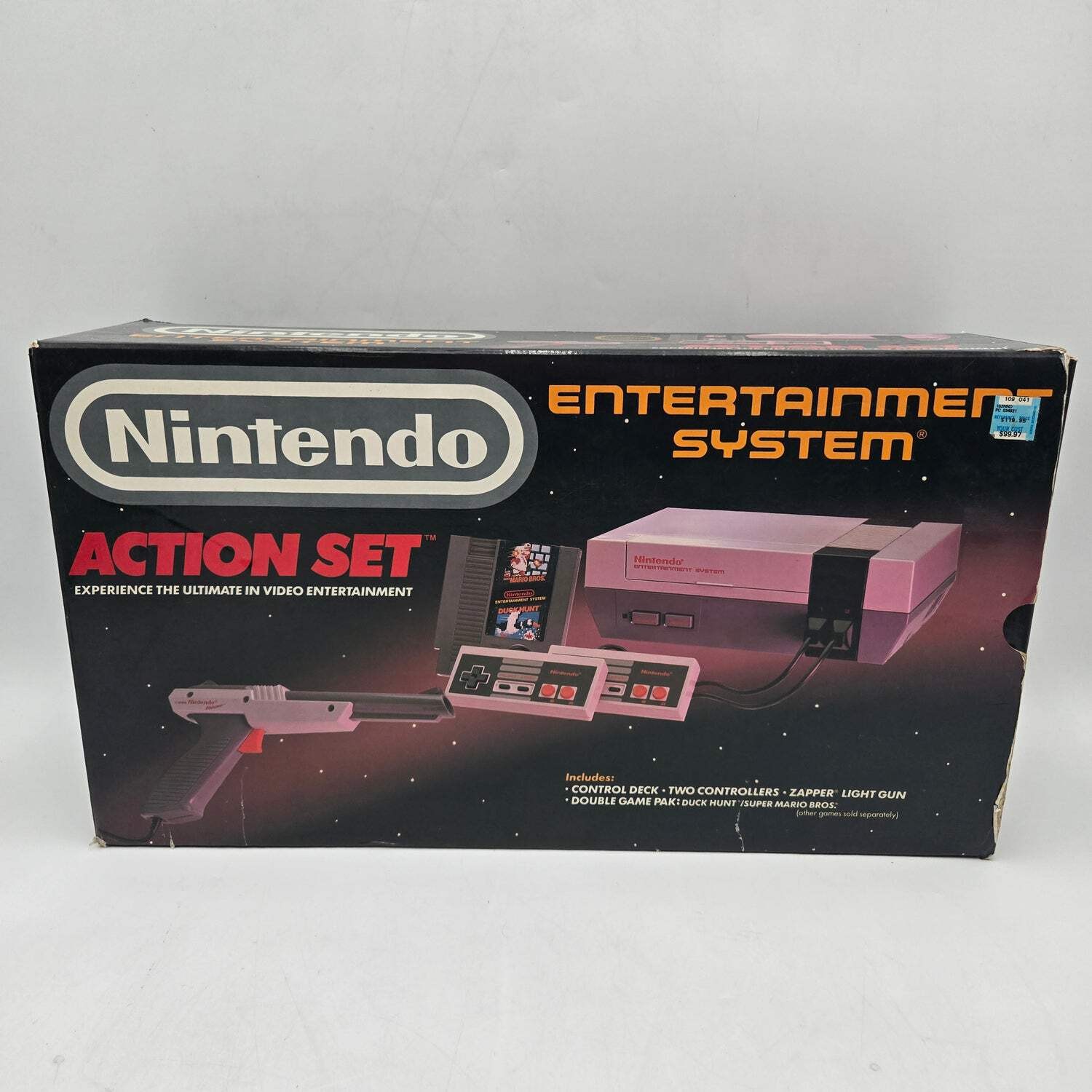 Nintendo Entertainment System NES Video Game Console NES-001 Gray