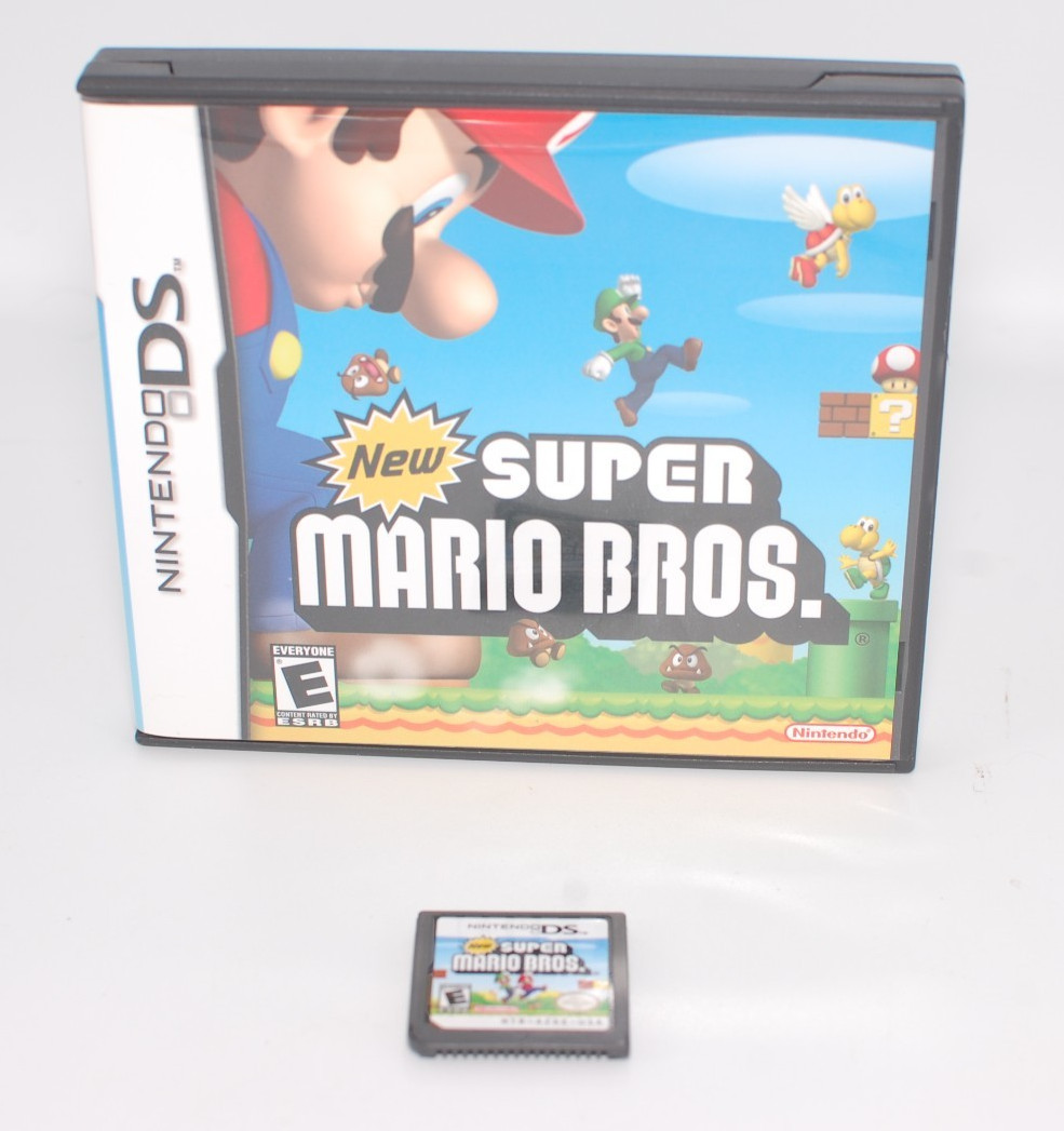 New Super Mario Bros. (Nintendo DS) Cartridge + Case – TESTED WORKING