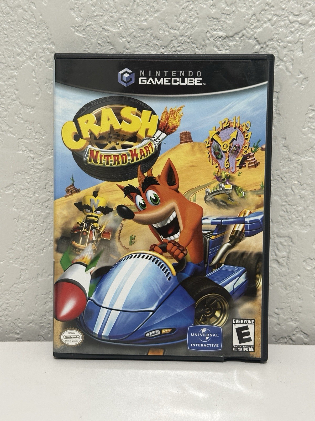 Nintendo GameCube DOL-001 Console Bundle w/Controller Cords Crash Ships Same Day