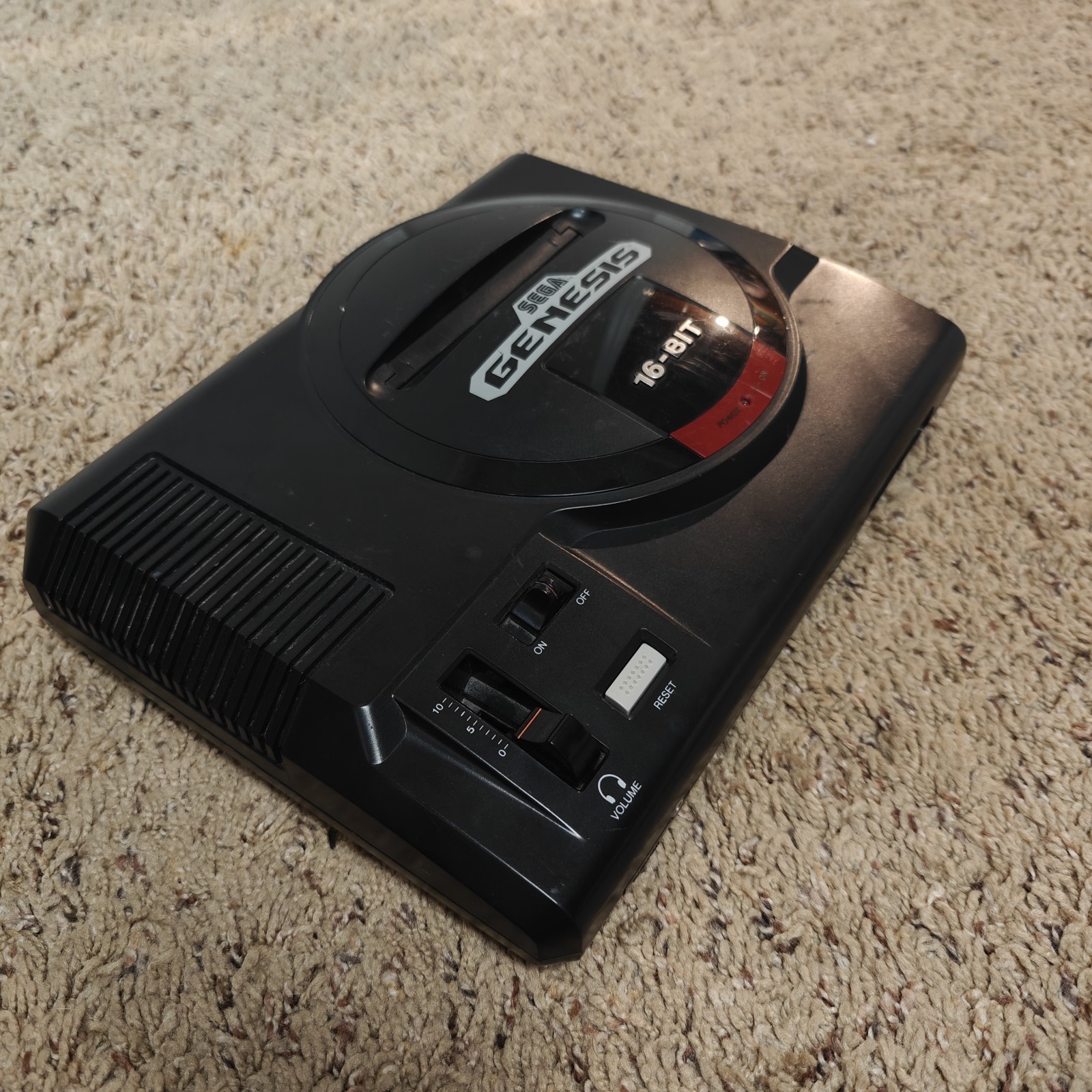 SEGA Genesis Model 1601 with RF Switch Display Adapter, Sonic and Knuckles
