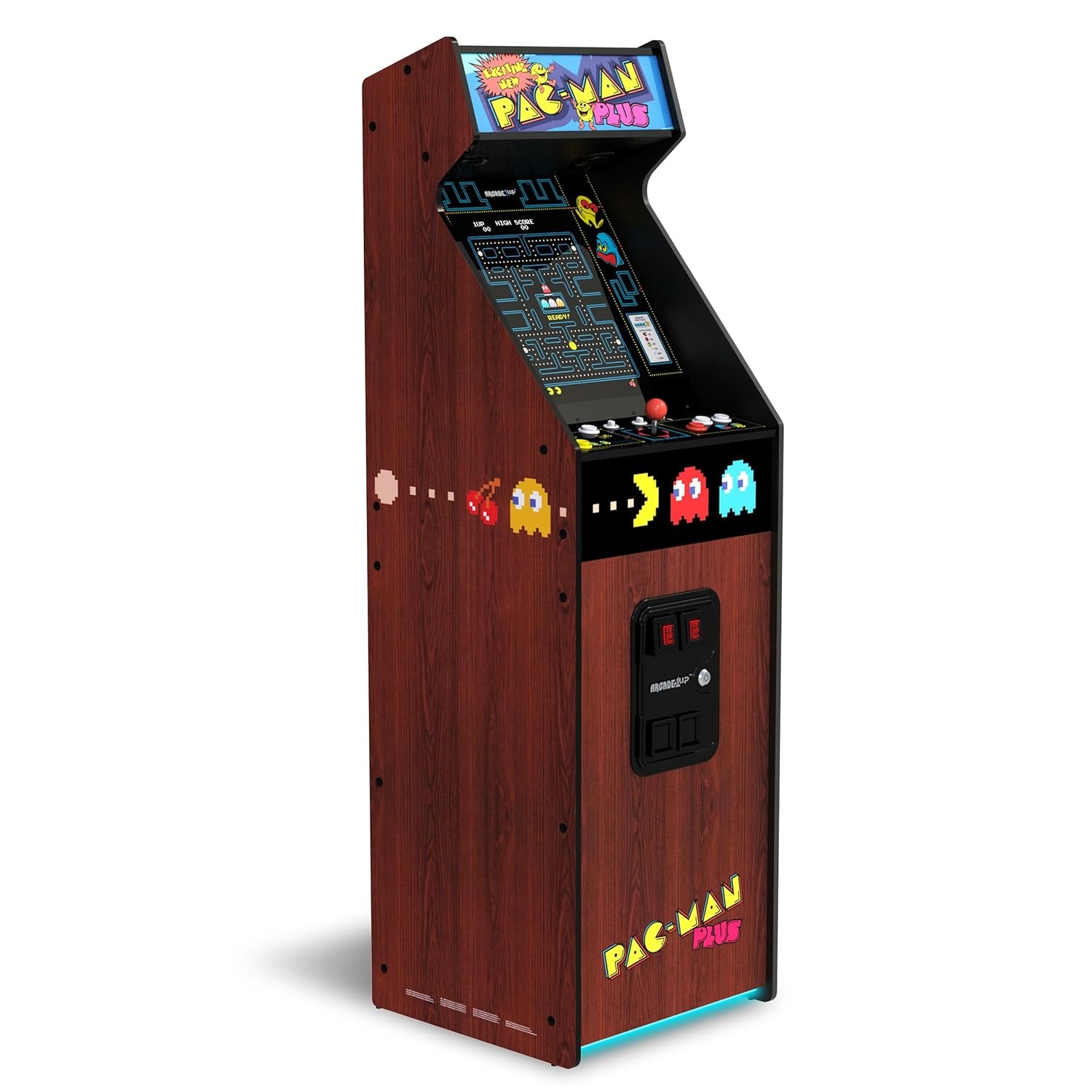 Arcade1Up Pac-Man Plus Deluxe Arcade Machine 14 Games WiFi 5ft Tall A1U