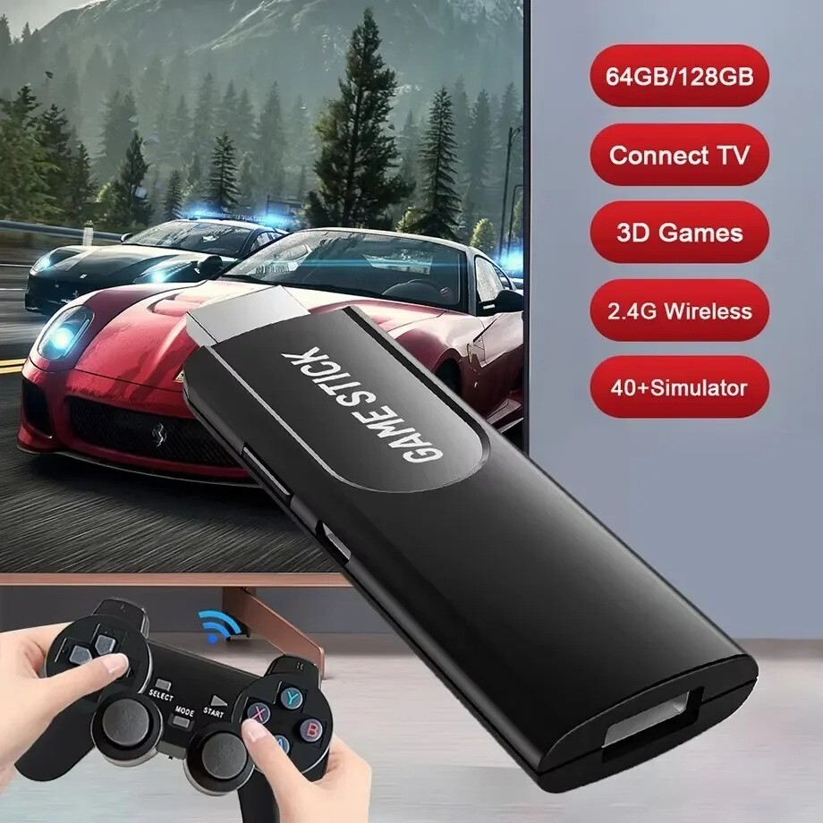 2.4G Wireless Controller Gamepad Lite – 4K Ultra HD Game Stick New Open Box