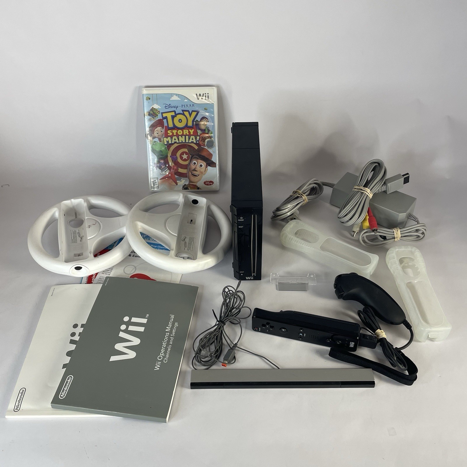 Nintendo Wii Black Console W Controller Complete NO Box W Game/Accessories