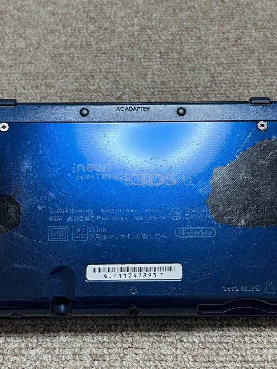 New 3DS LL XL Metalic blue Japan Nintendo Console region Japanese B880 dual IPS