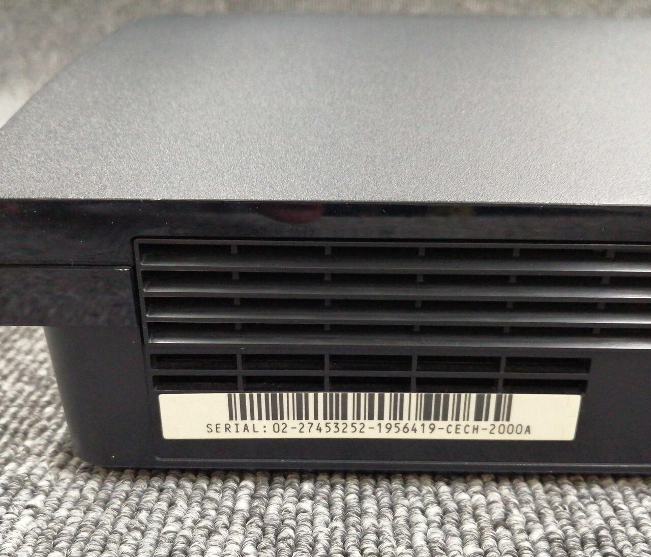 PS3 Model number: CECH-2000A