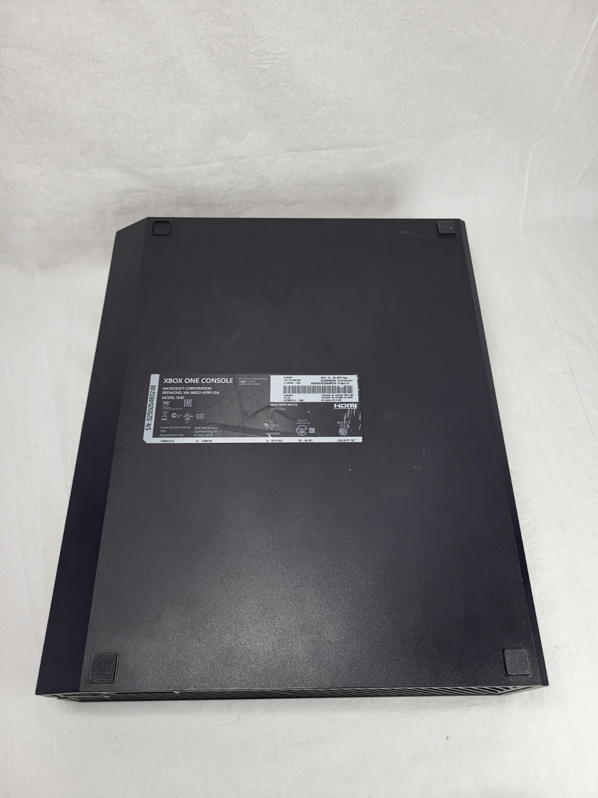 Microsoft Xbox One Black Console Only Model 1540 500 GB Tested