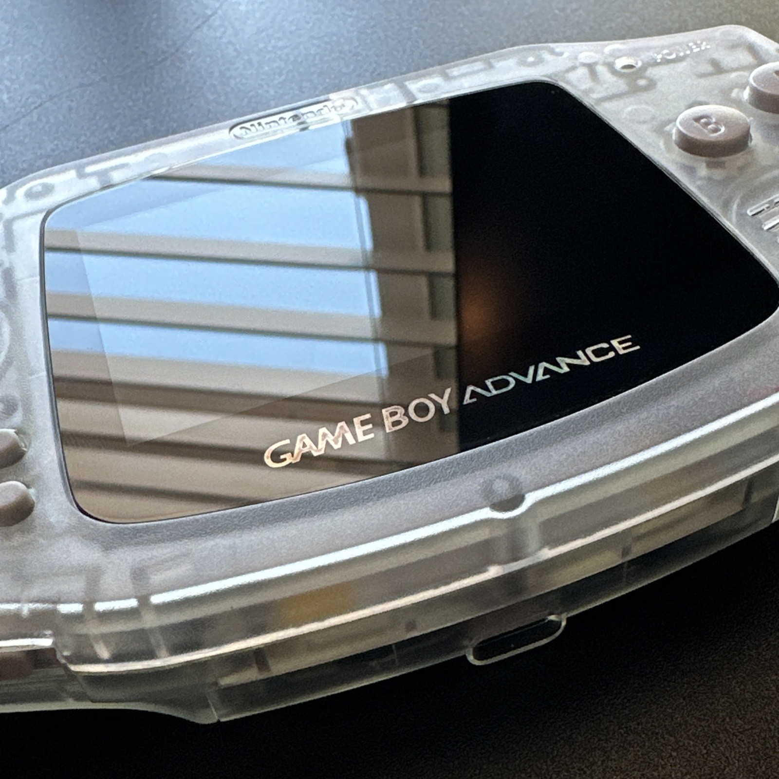 Nintendo Game Boy Advance Console IPS Backlit Screen GBA Glacier USB C Battery