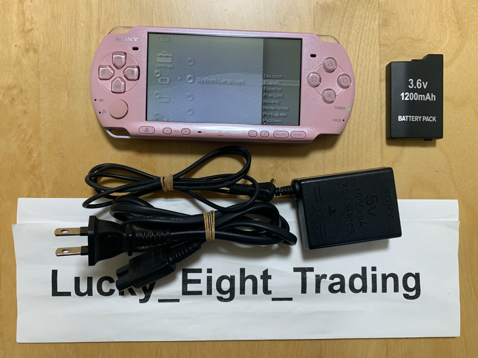 PSP 3000 Blossom Pink Console Charger [CC]
