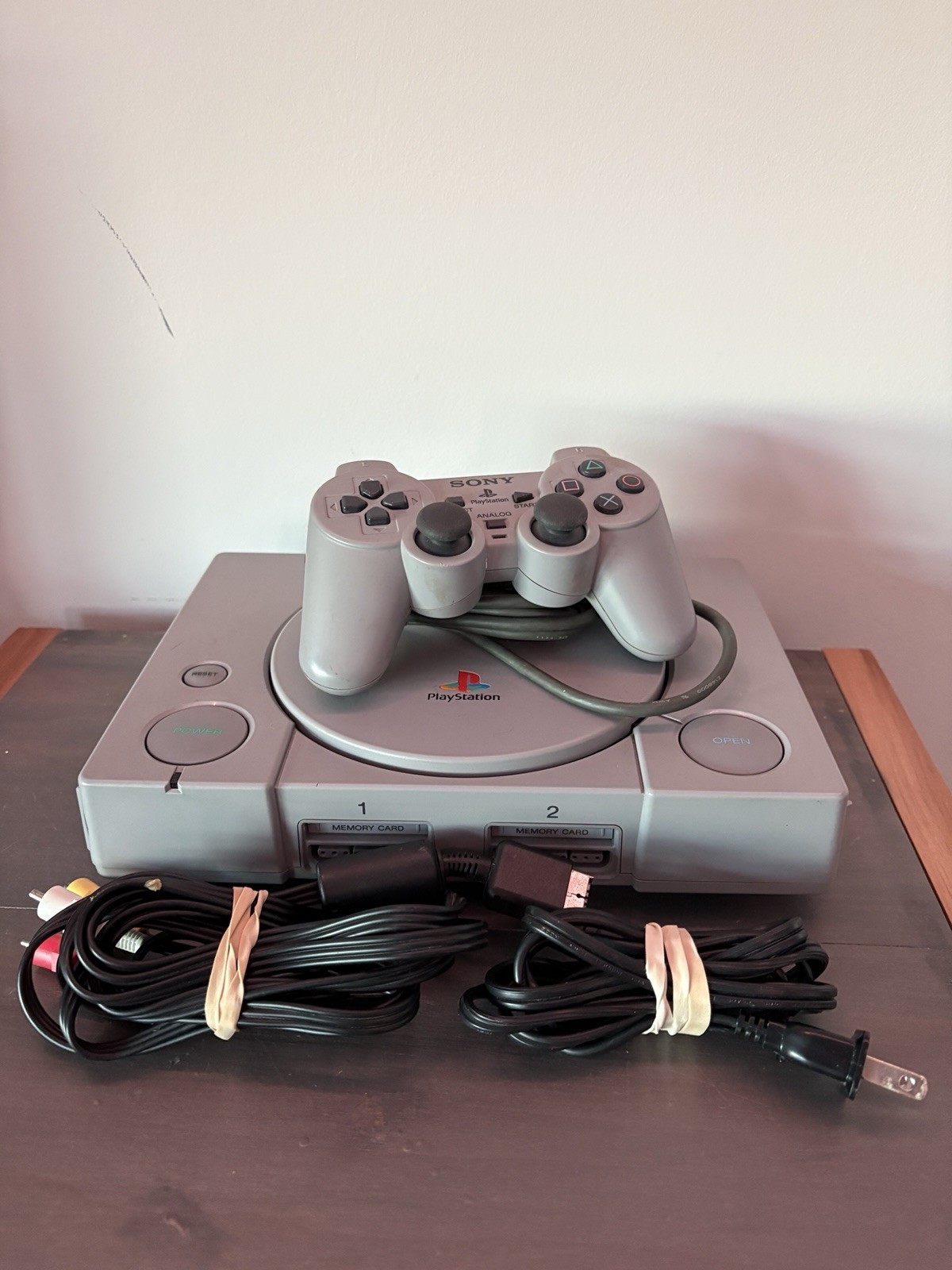 Sony Playstation 1 PS1 Console With Cords OEM Controller Tested Working