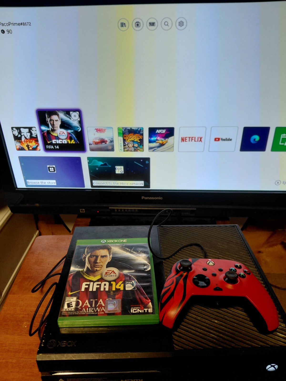 Xbox One Bundle – Console, Controller, HDMI & Power Cables, 4 Games – Tested