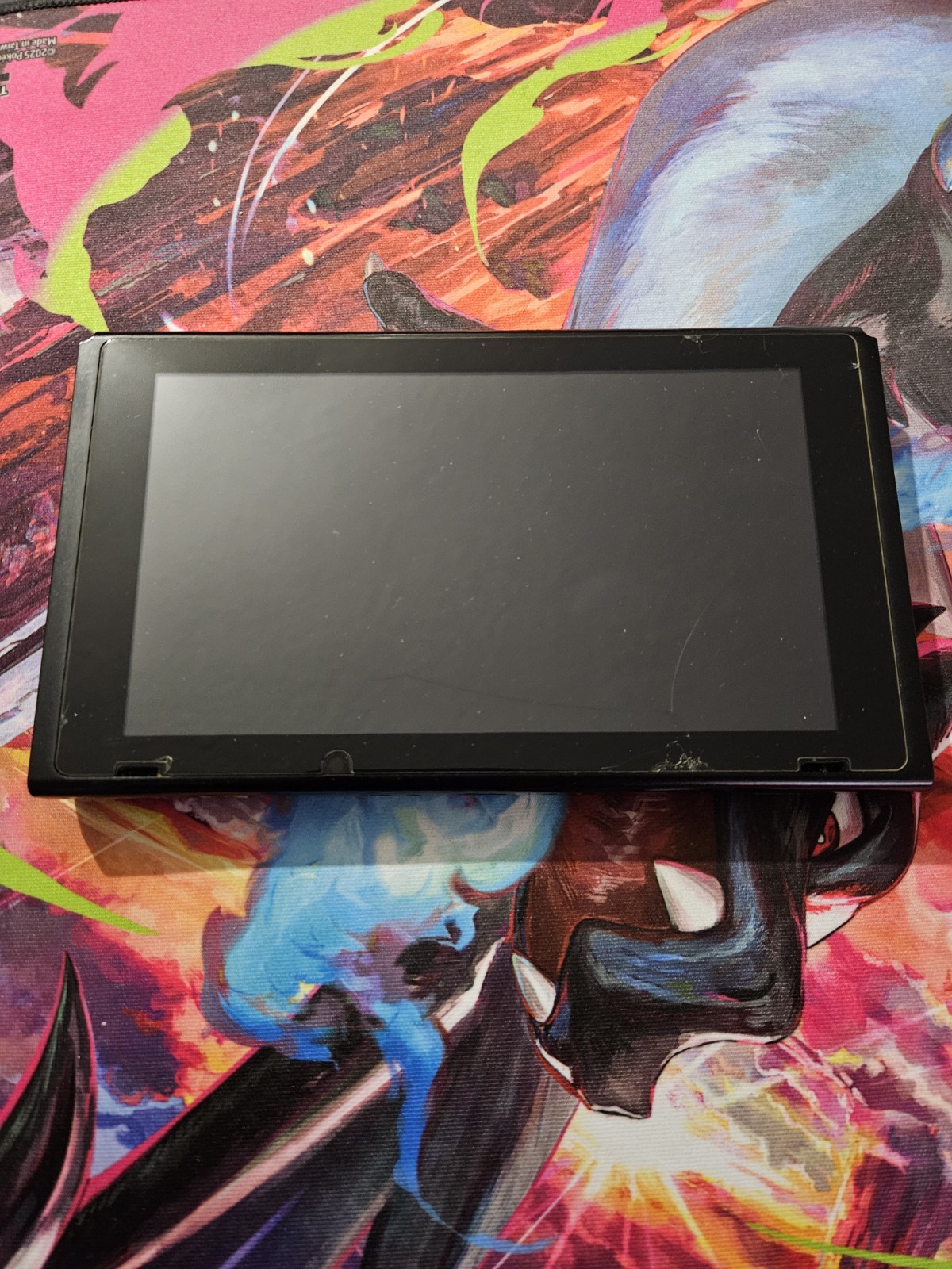 Nintendo Switch Black Console Only HAC 001 Tested Working with 32GB SD