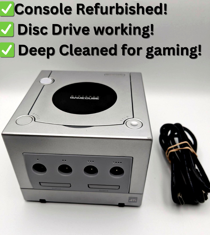 GameCube Console DOL-101 W/ HDMI Mod Pick Your Bundle! Memory card Controller