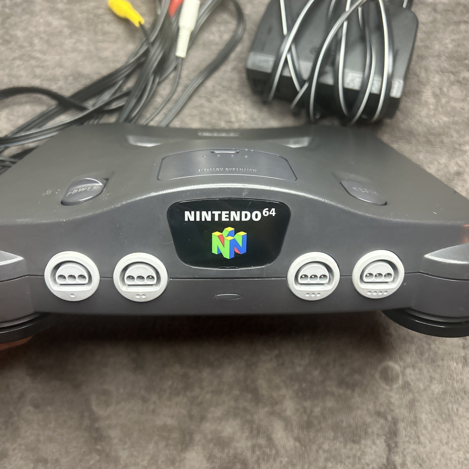 Nintendo 64 Console w/ Cords – Pre-Owned, Tested, USA Seller