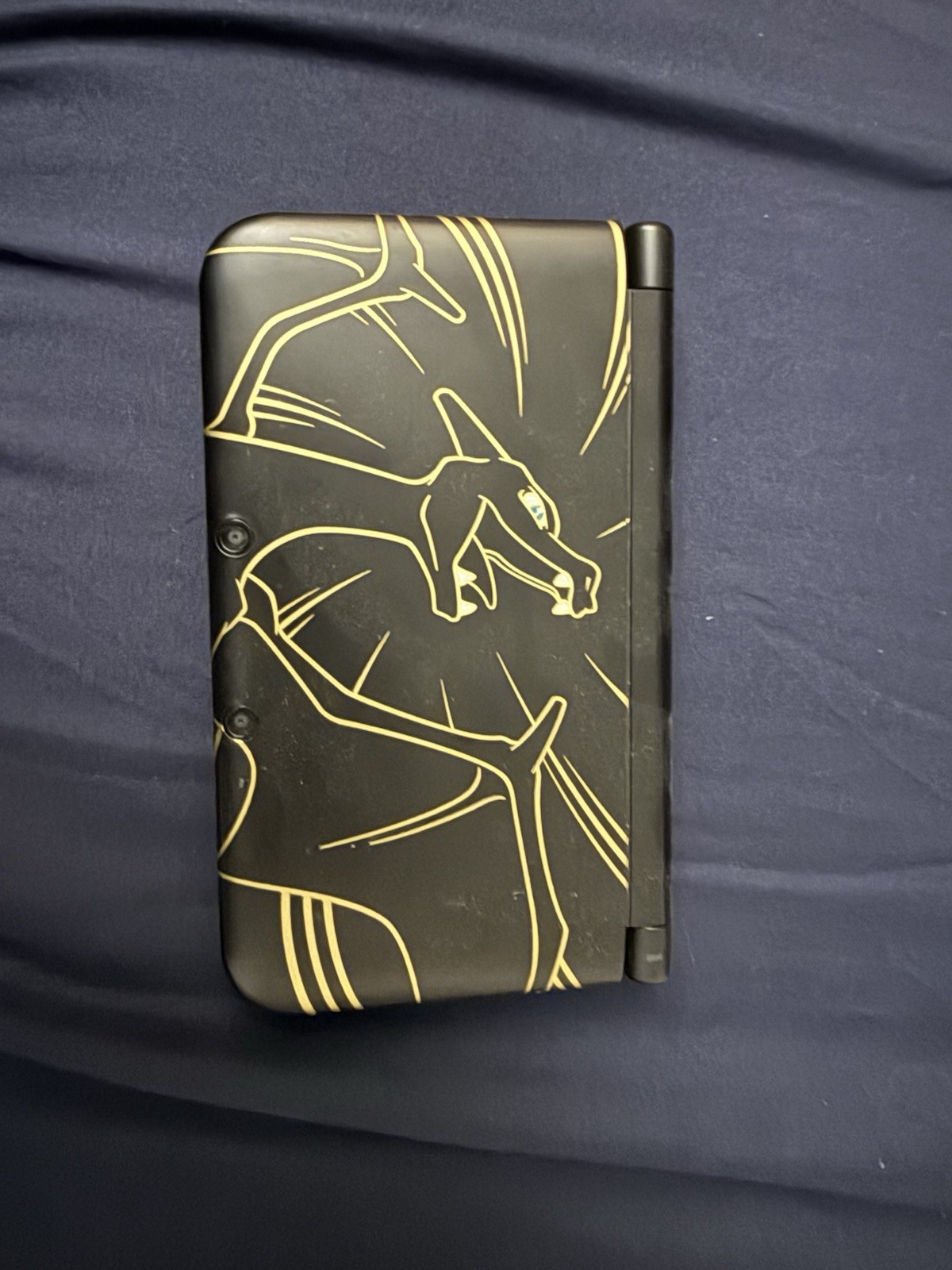 Nintendo 3DS LL Pokemon Charizard Edition Dual Screen Black Gold Red Console