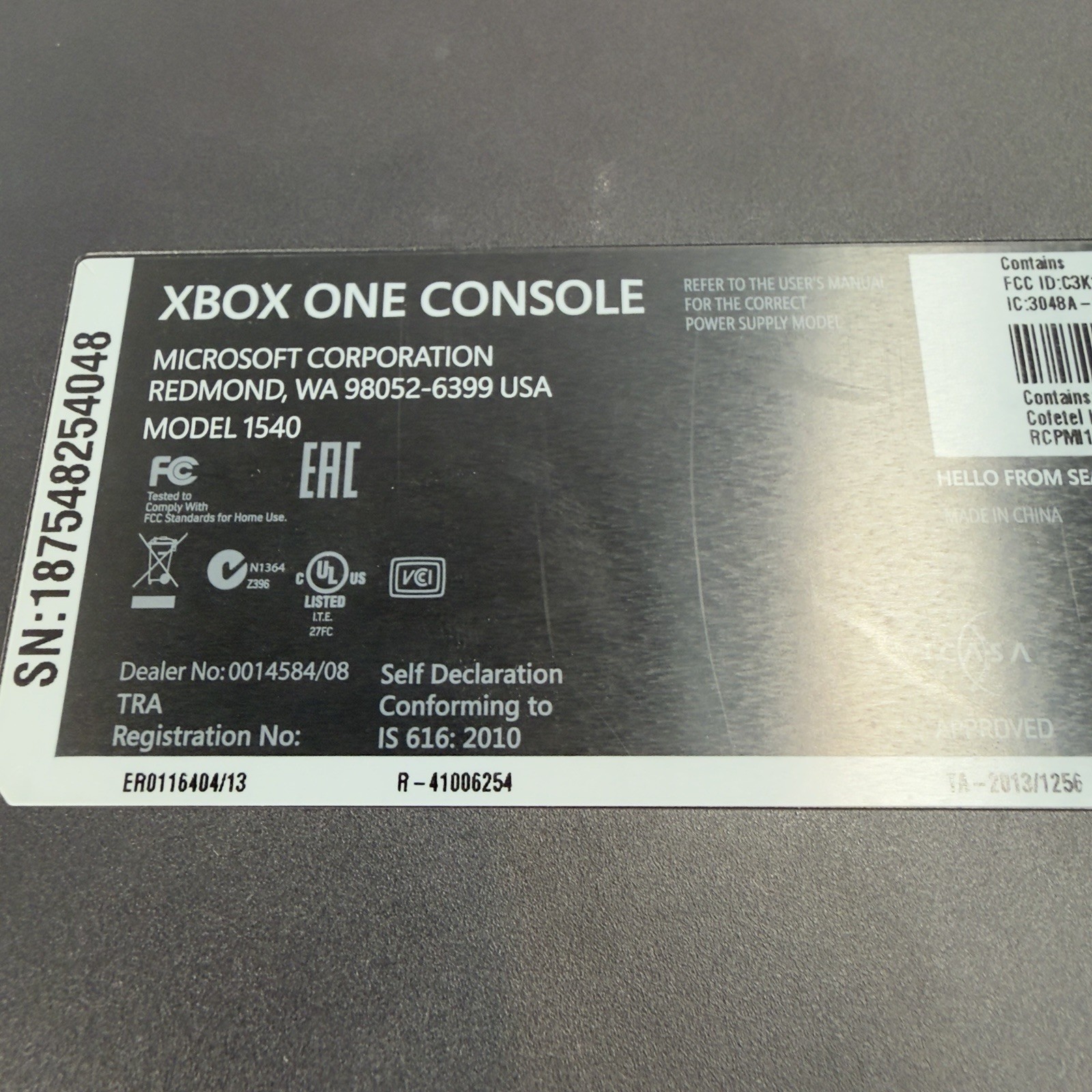 Microsoft Xbox One Console 500GB Bundle White Gold Controller MW3 HDMI Tested
