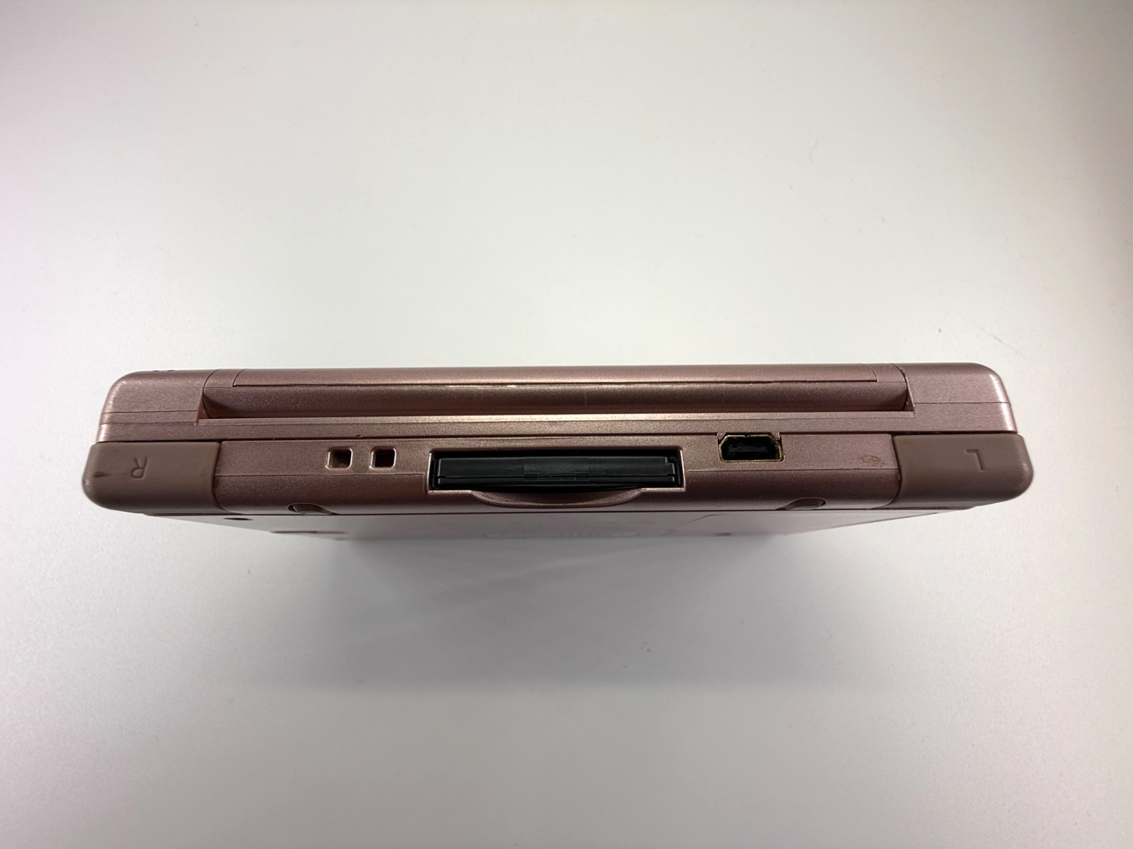 Nintendo DS Lite Metallic Rose Pink Bundle 4 Games USB Charger Tested Japan
