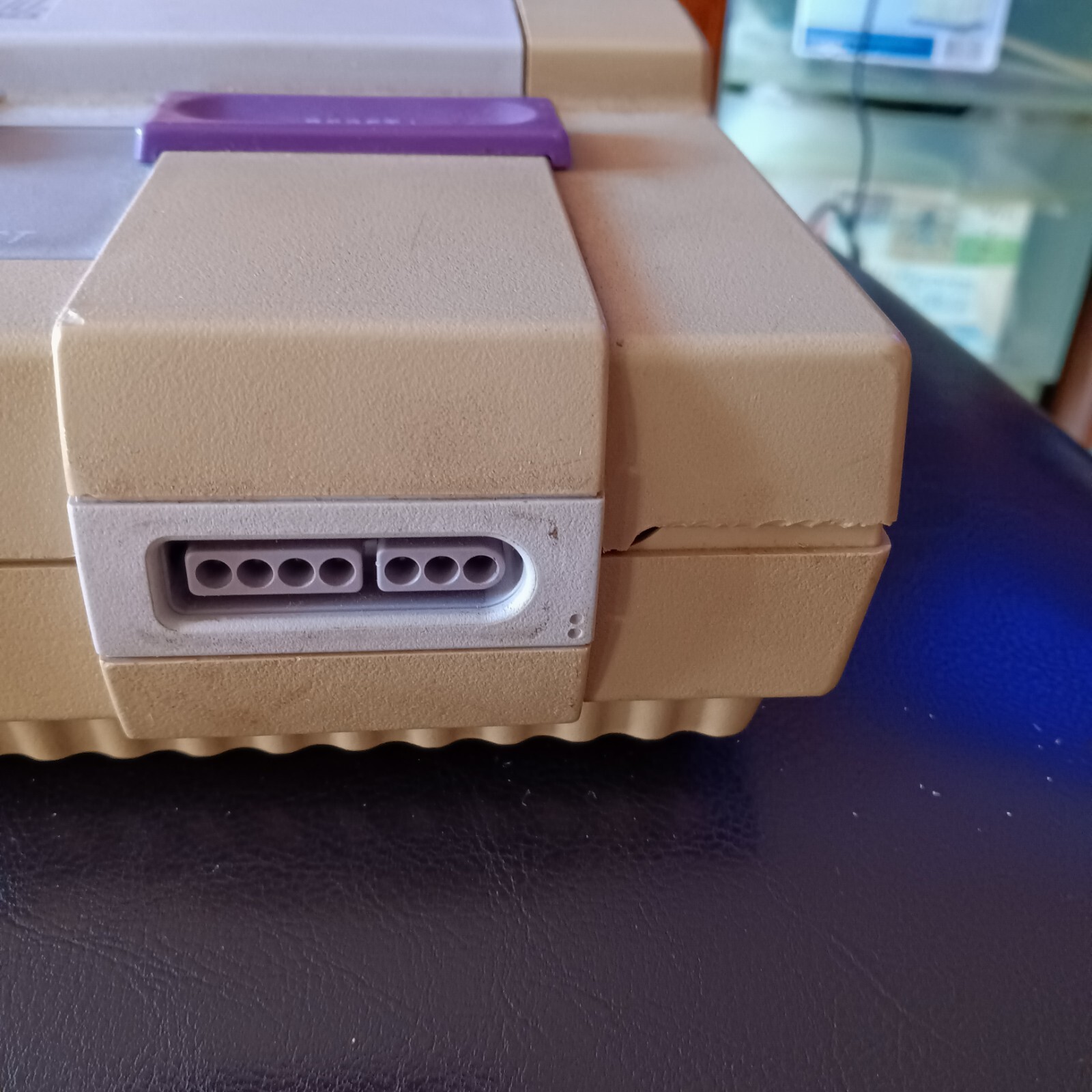 Super Nintendo SNES Home Console – Brittle Yellow Plastic – For Parts junk
