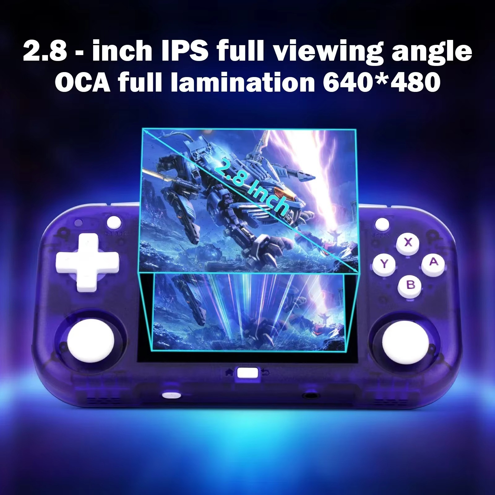 AMPOWN Mini Zero 28 Android Retro Handheld Game Console WiFi BT Portable 2GB RAM