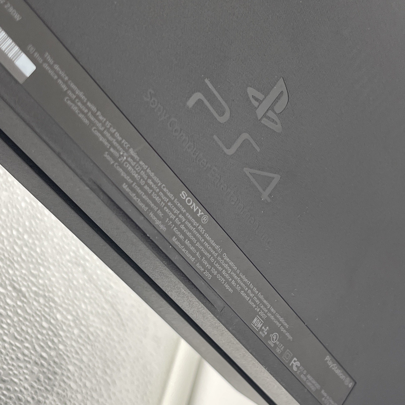 *No Power Button* Sony PlayStation 4 (PS4) 500GB Black Console Only – CUH-1215A