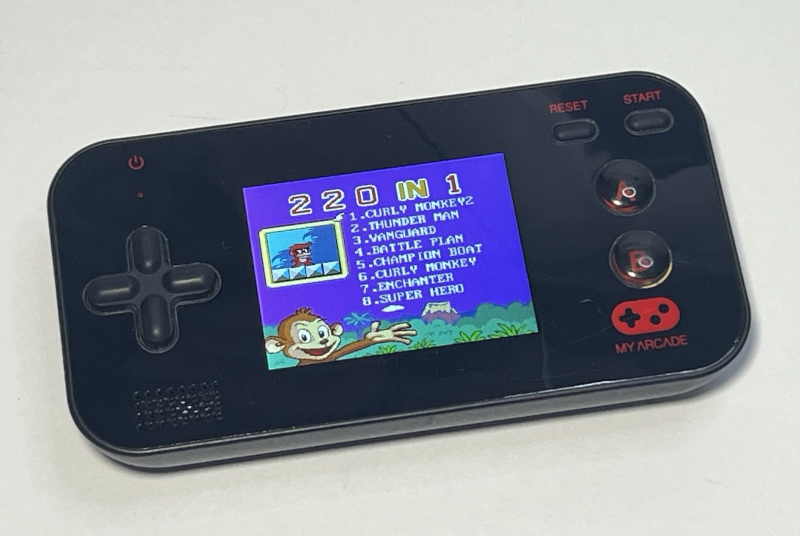 Dreamgear by My Arcade Gamer V Portable 220 Games Handheld Game, Tested Working