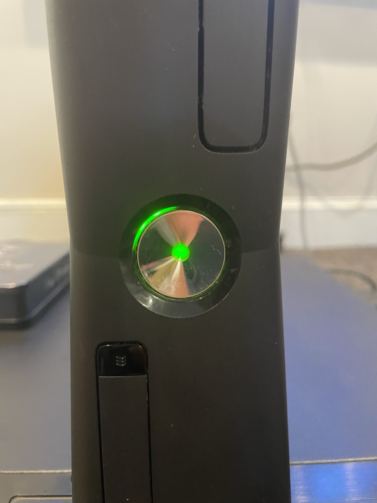 Xbox 360 S Slim 4GB Console – Microsoft 1439 Matte Black- Tested Working READ