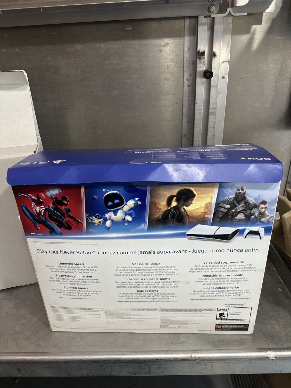 Sony PlayStation 5 (Empty Box Only) 1 TB Disk Cfi-2115