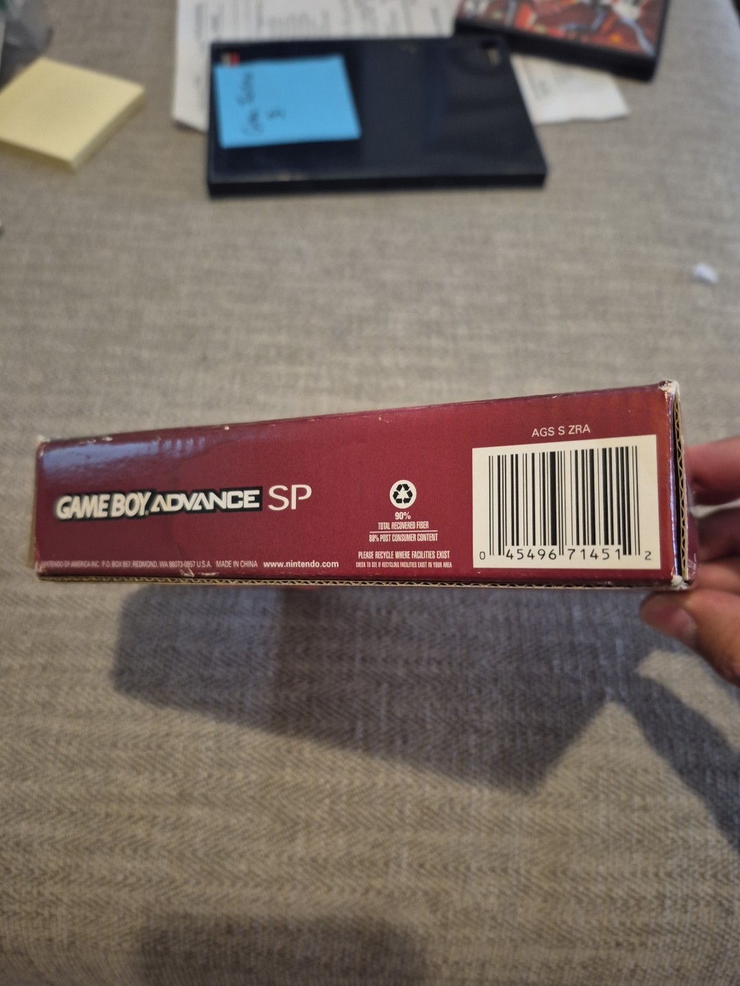 Nintendo GameBoy Advance SP Flame Red NEW & SEALED