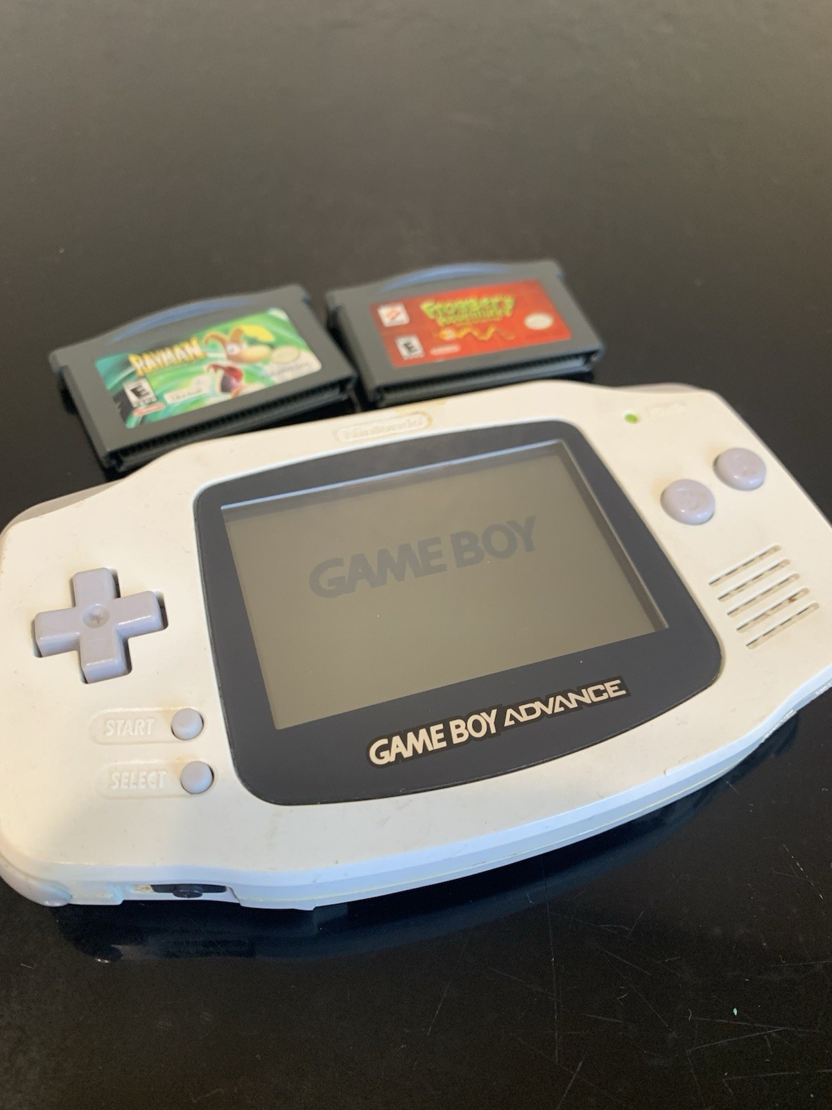 Nintendo Game Boy Advance Gaming Console AGB-001 – White w/Games Tested
