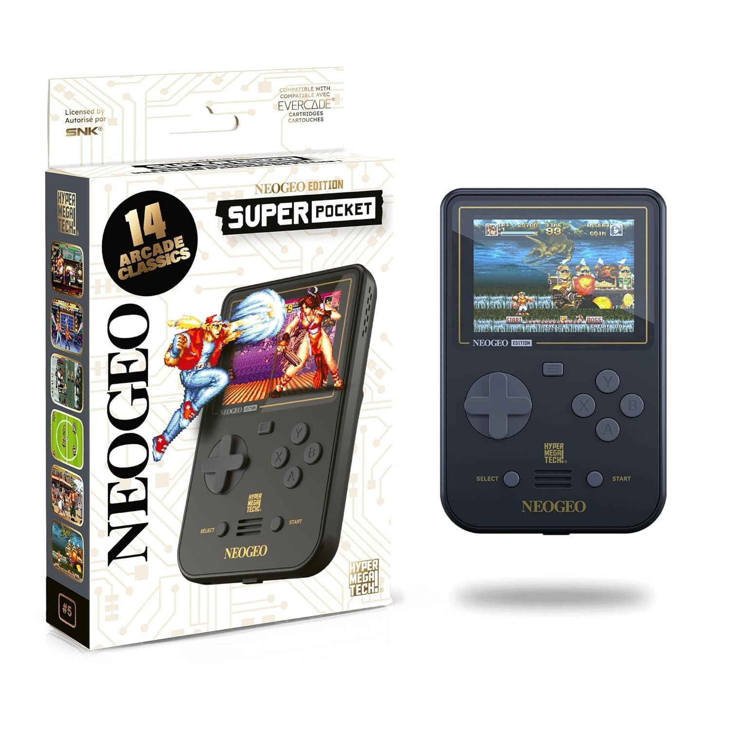 Neogeo Super Pocket Hyper Mega Tech – Evercade – Brand New