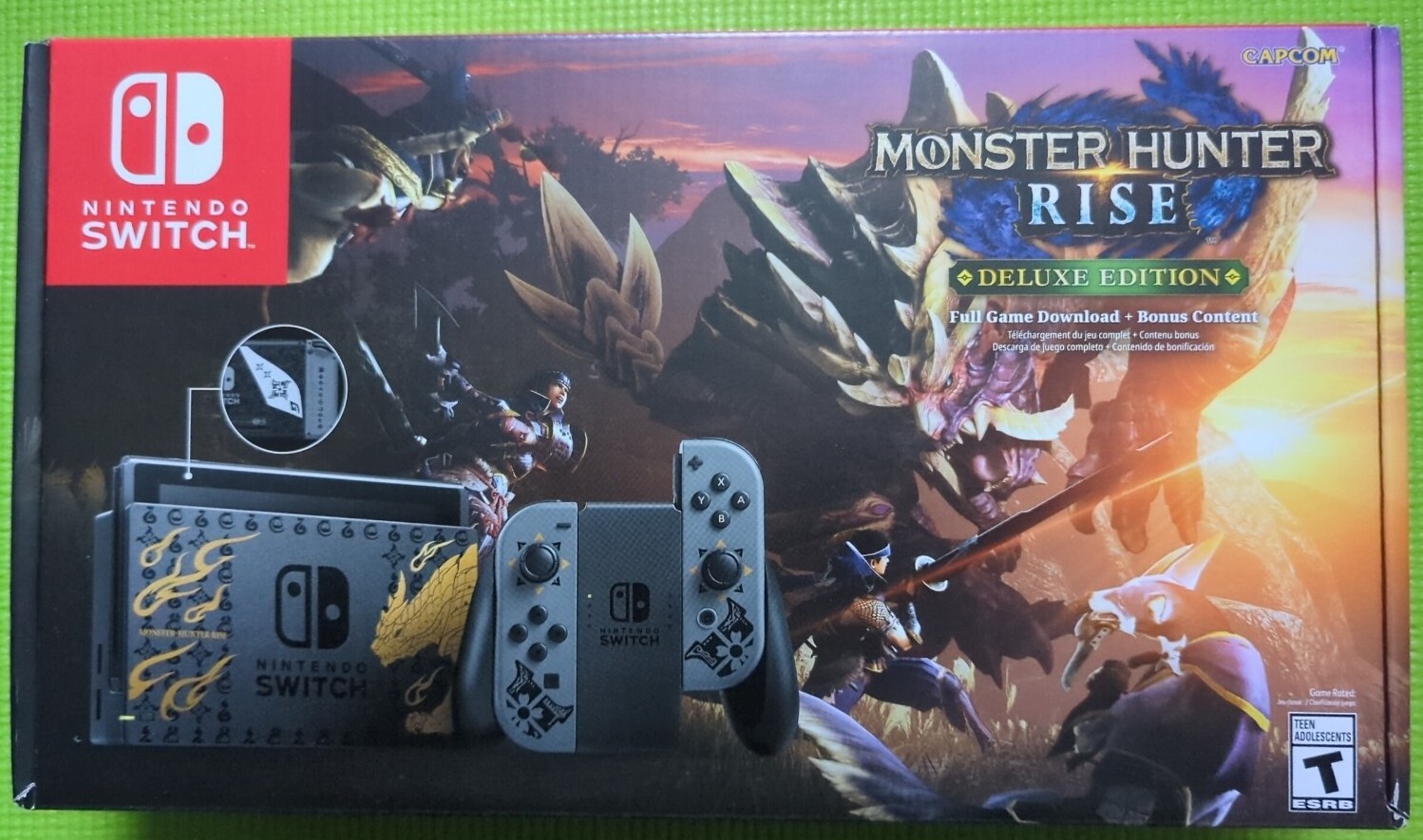 Nintendo Switch Monster Hunter Rise Deluxe Edition Console